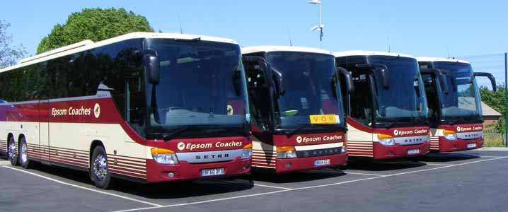 Epsom Coaches Setras 906, 720, 901 & 903